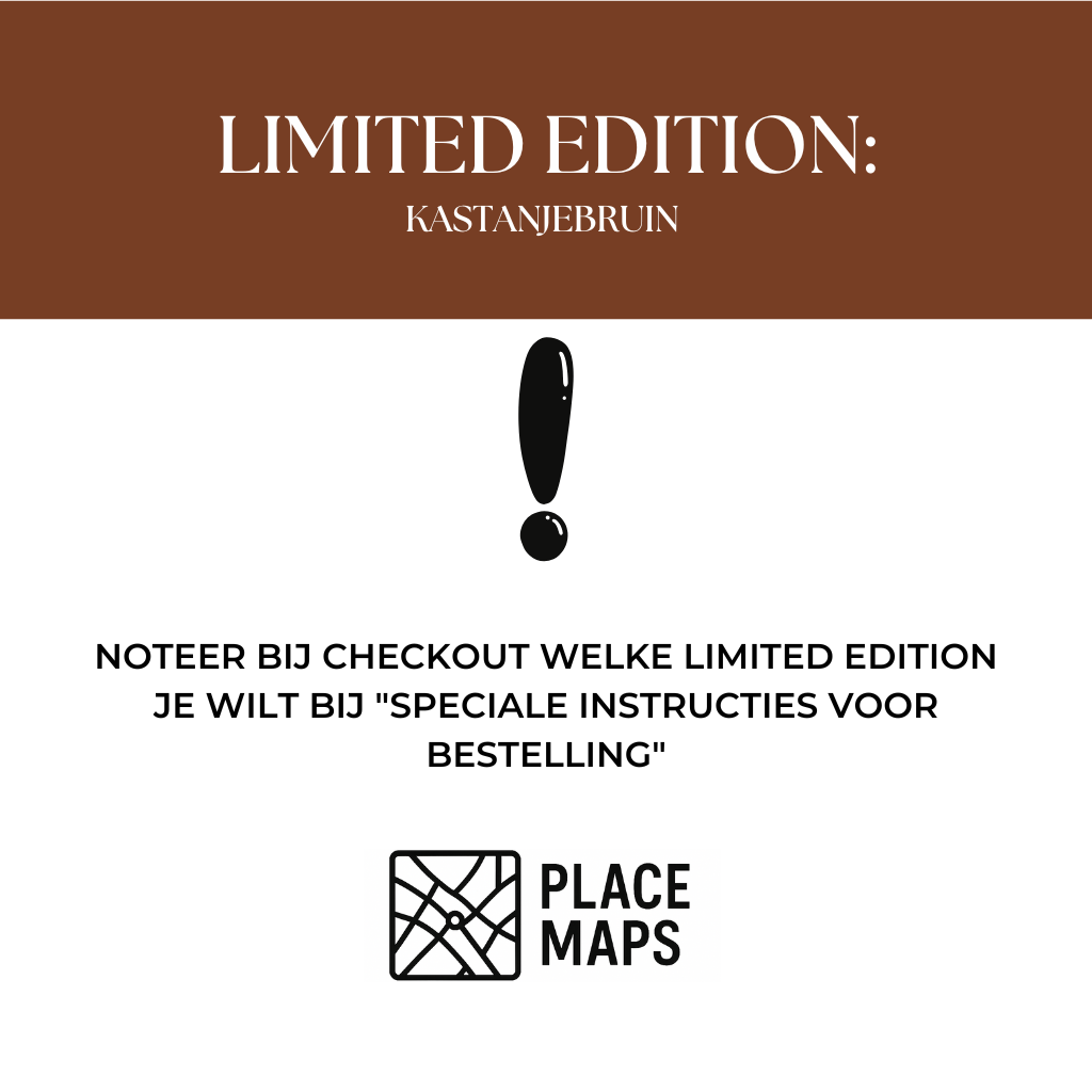 Place Maps Placemat Kastanjebruin