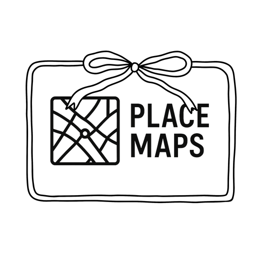 Place Maps Digital Gift Card - Cadeaubon voor unieke locaties