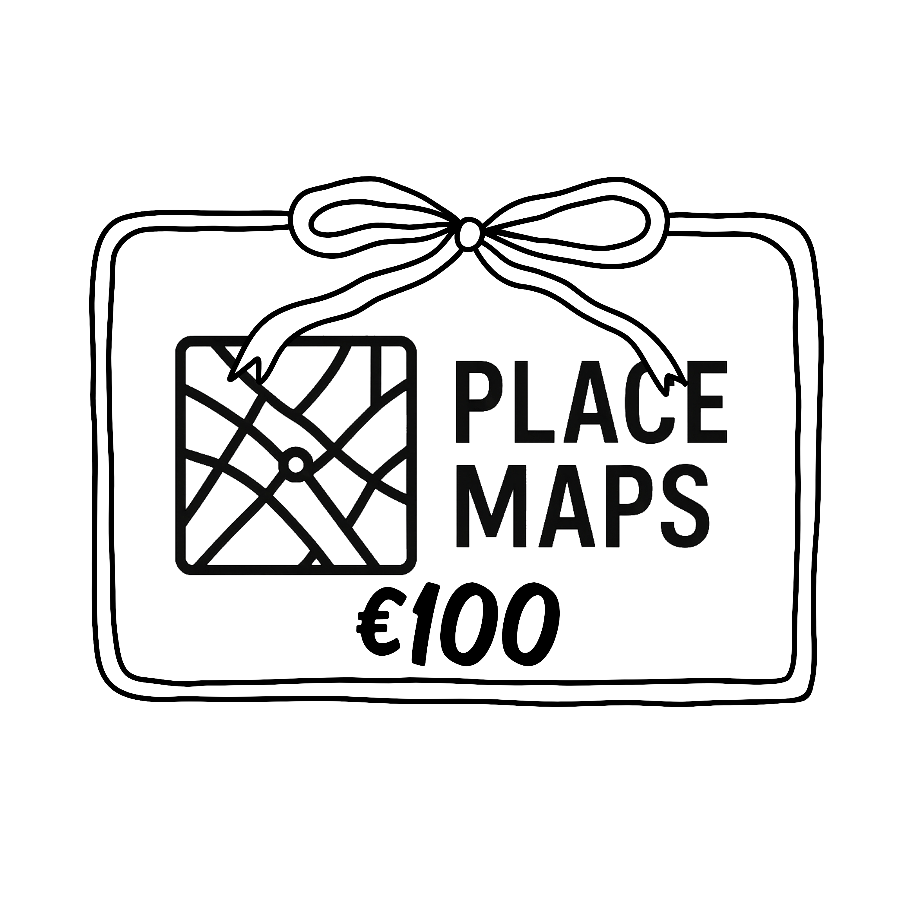 Place Maps Digital Gift Card - Cadeaubon voor unieke locaties