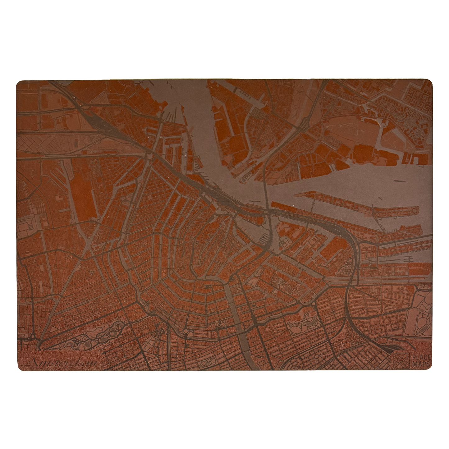 Place Maps Placemat Kastanjebruin