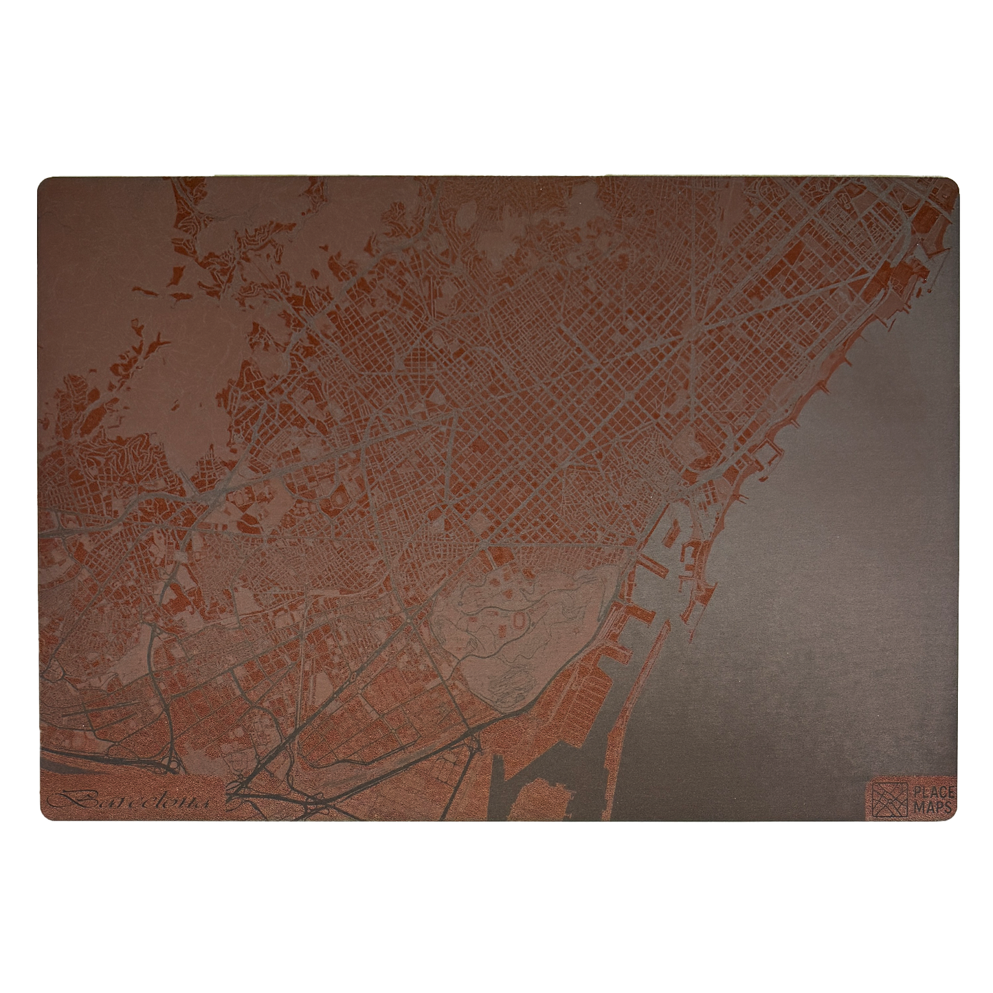Place Maps Placemat Kastanjebruin