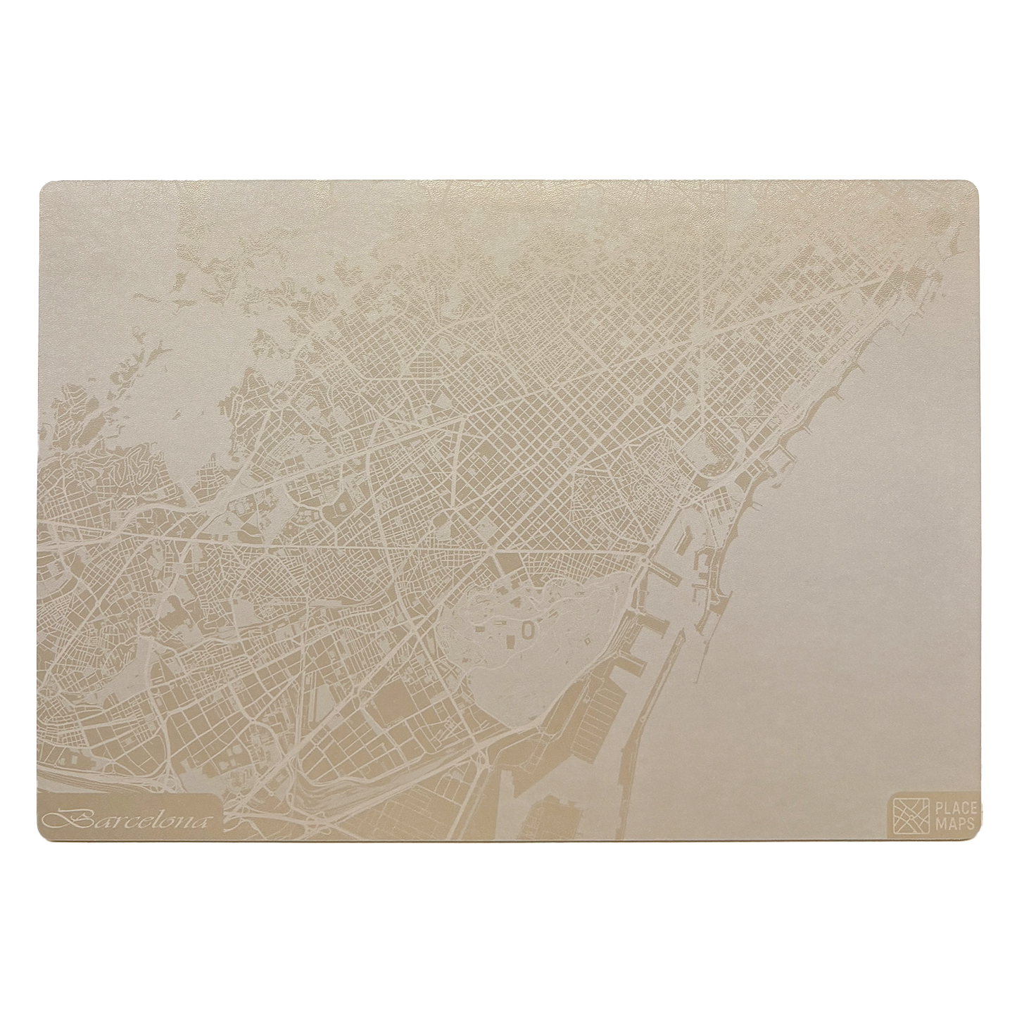 Place Maps Placemat Champagne