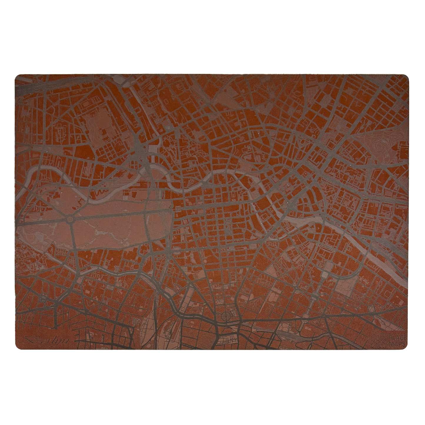 Place Maps Placemat Kastanjebruin