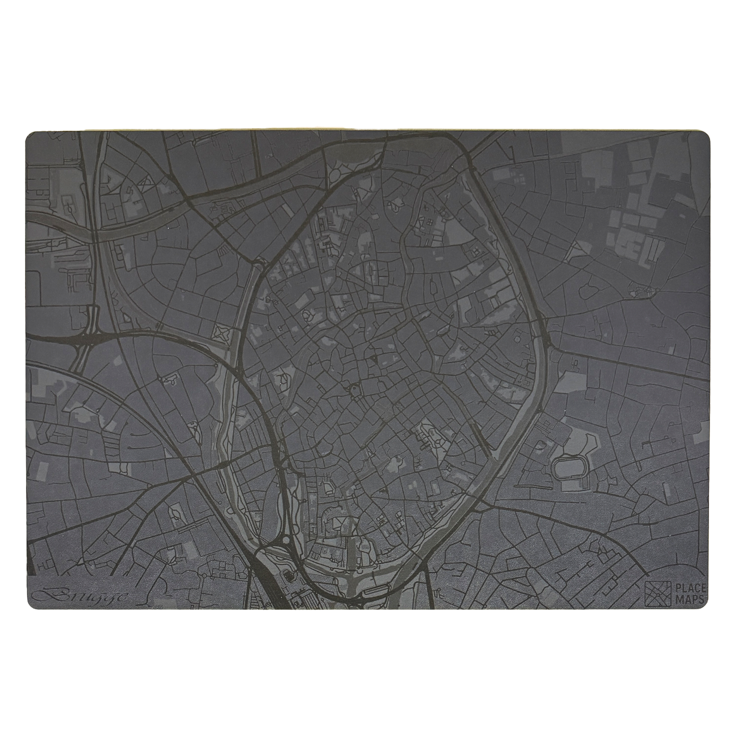 Place Maps Placemat Leigrijs