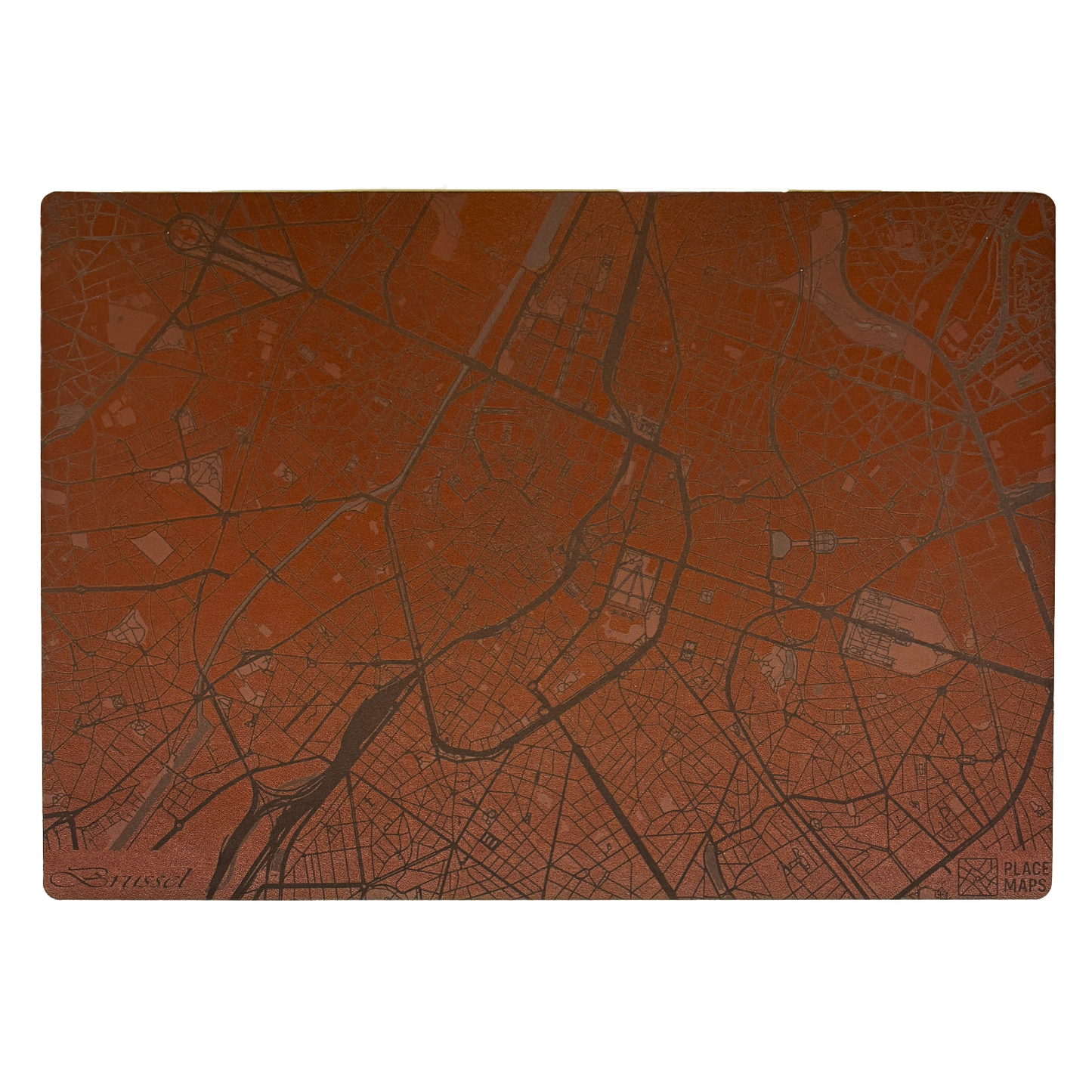 Place Maps Placemat Kastanjebruin
