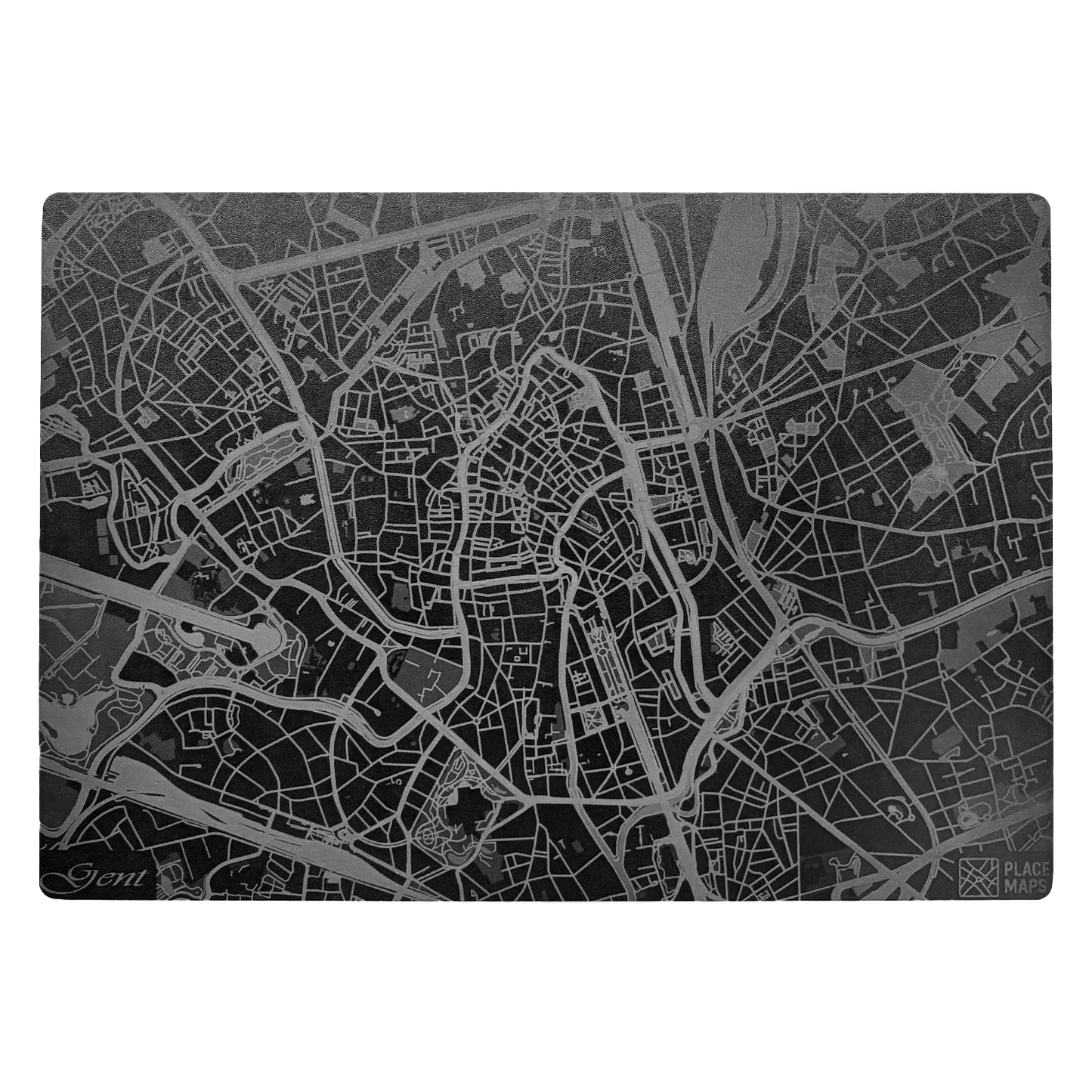 Place Maps Placemat Zwart