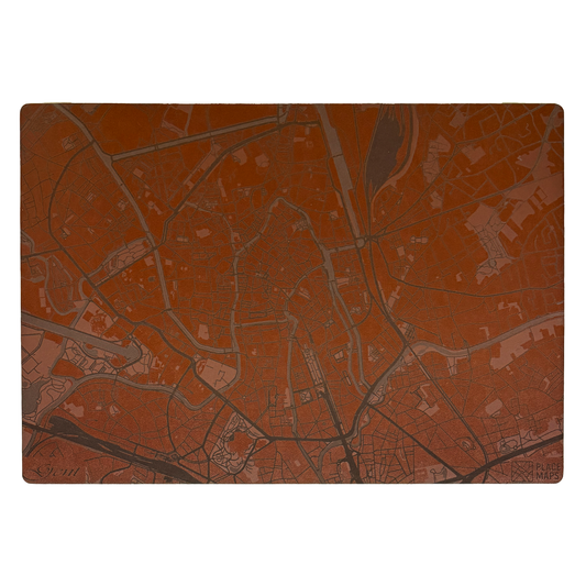 Place Maps Placemat Kastanjebruin