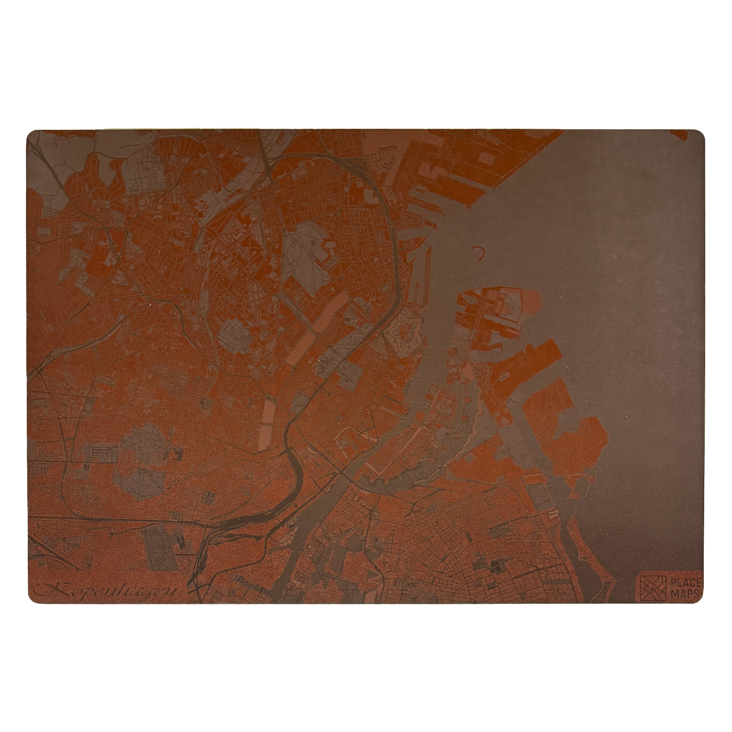 Place Maps Placemat Kastanjebruin