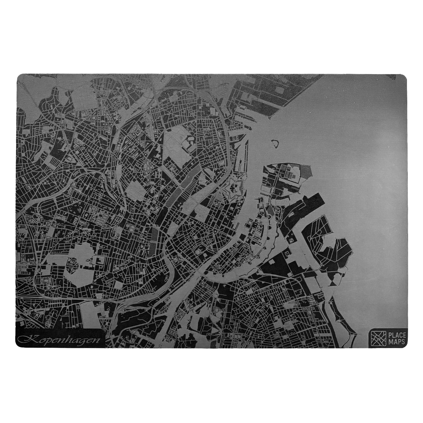 Place Maps Placemat Zwart