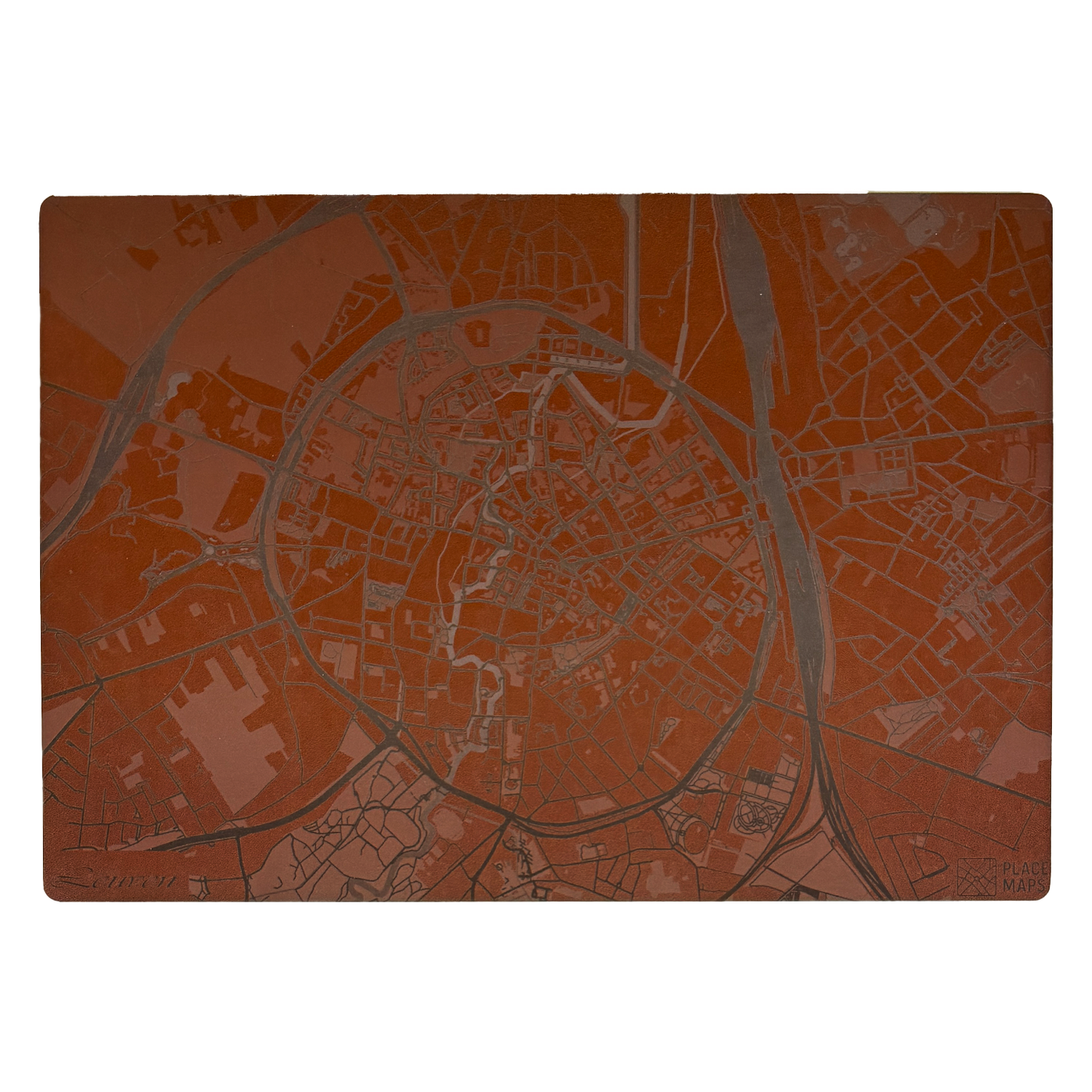 Place Maps Placemat Kastanjebruin