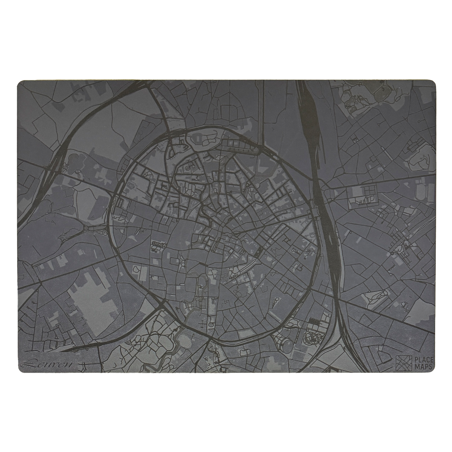 Place Maps Placemat Leigrijs