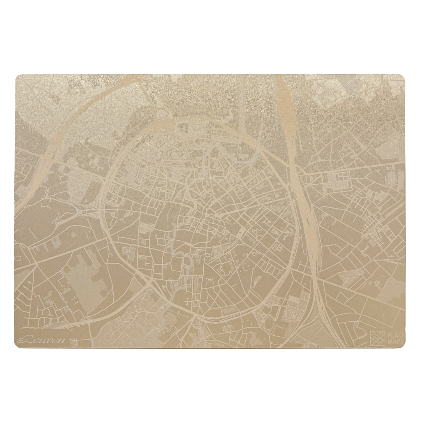 Place Maps Placemat Champagne