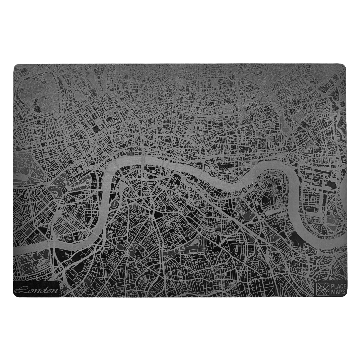 Place Maps Placemat Zwart