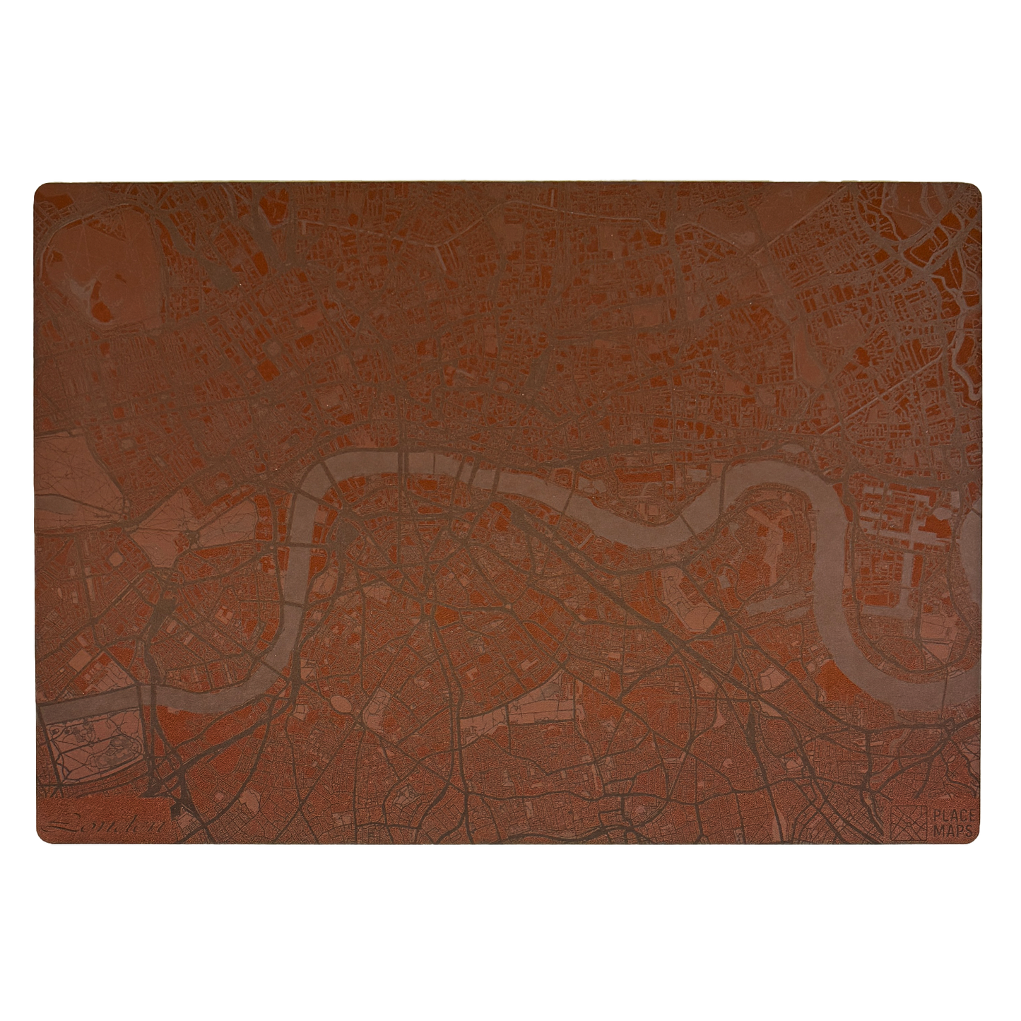 Place Maps Placemat Kastanjebruin