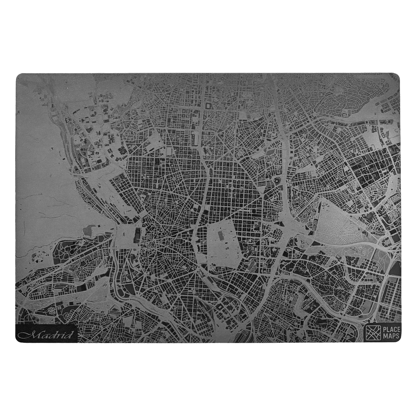 Place Maps Placemat Zwart