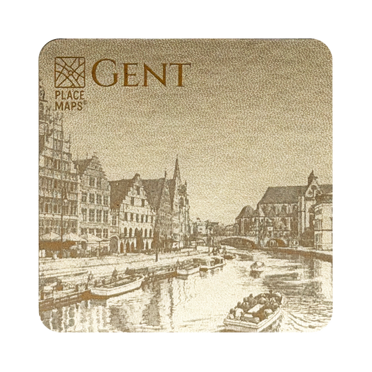 Place Maps Onderzetter Champagne - Amsterdam