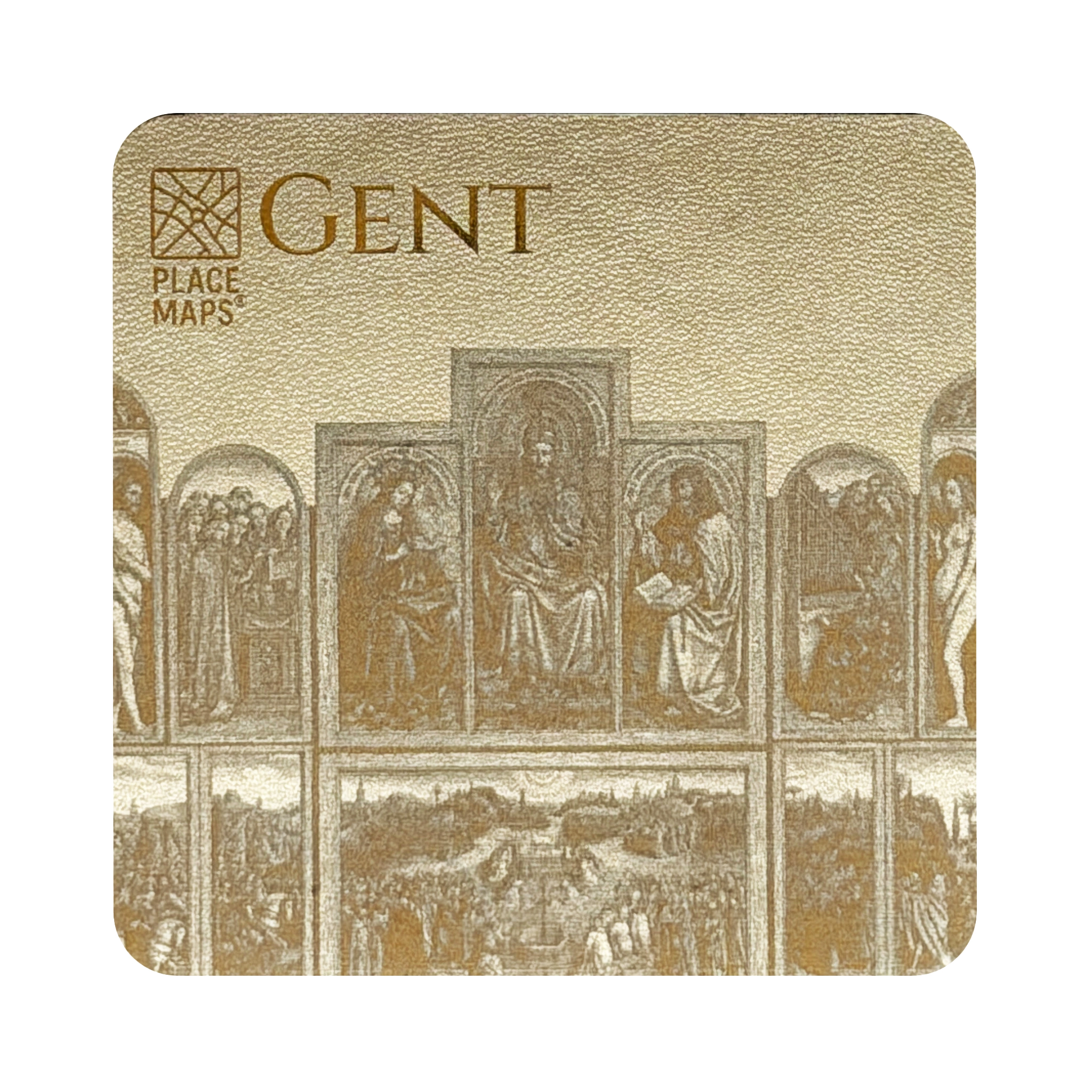 Place Maps Onderzetter Champagne - Gent: Gravensteen