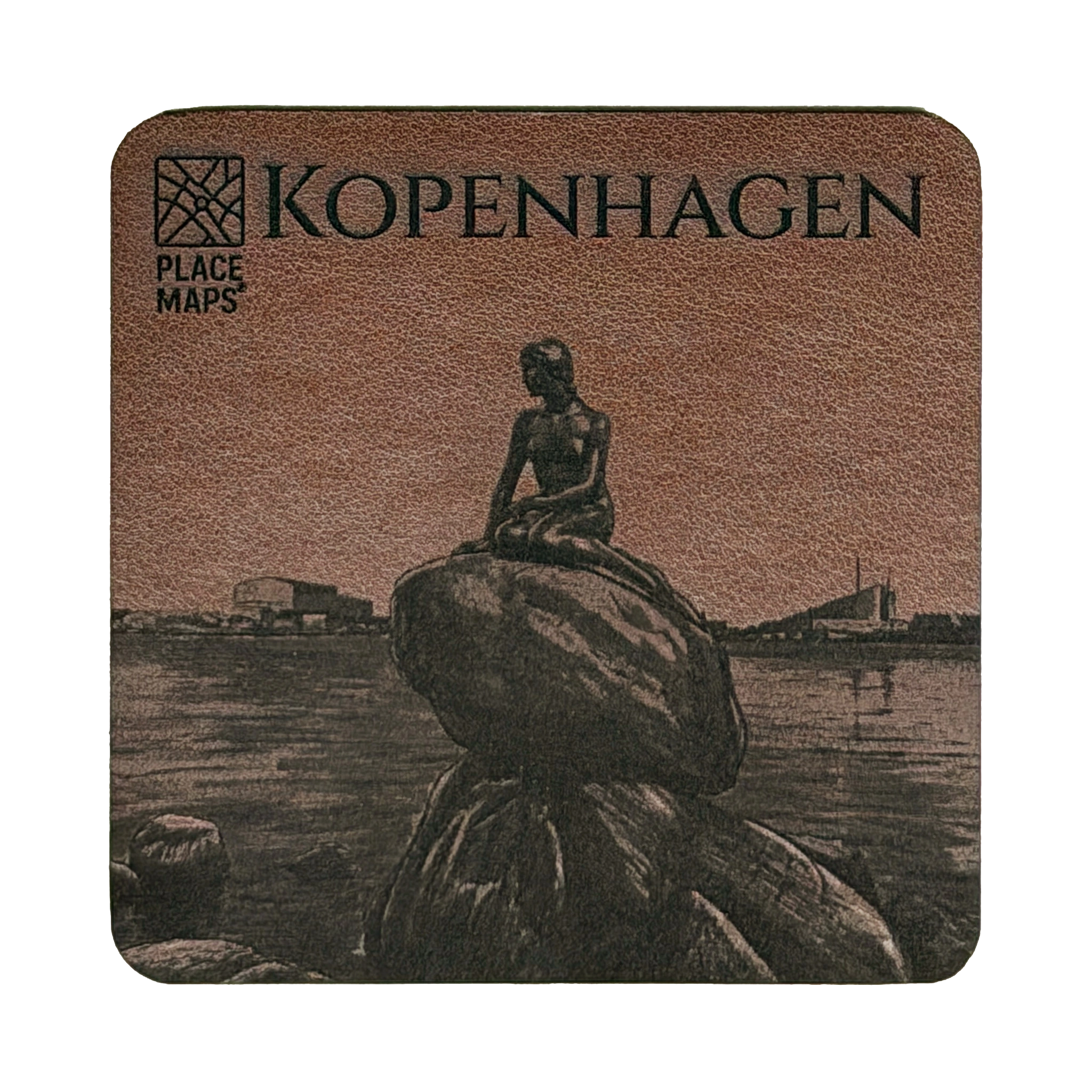 Place Maps Onderzetter Kastanjebruin - Berlijn