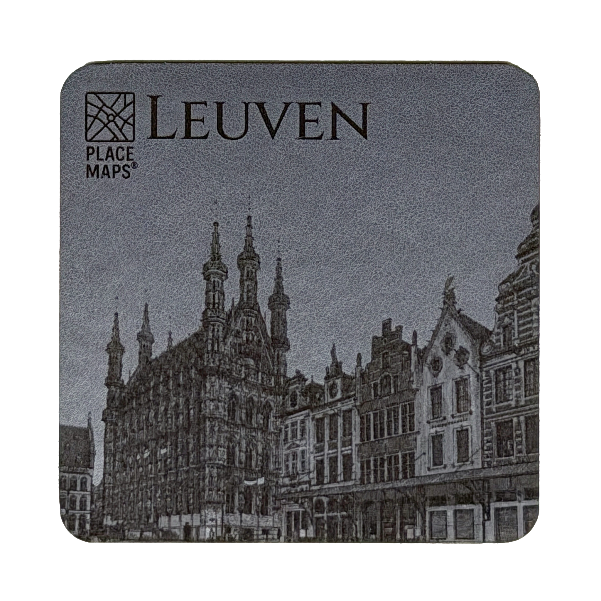 Place Maps Onderzetter Leigrijs - Leuven