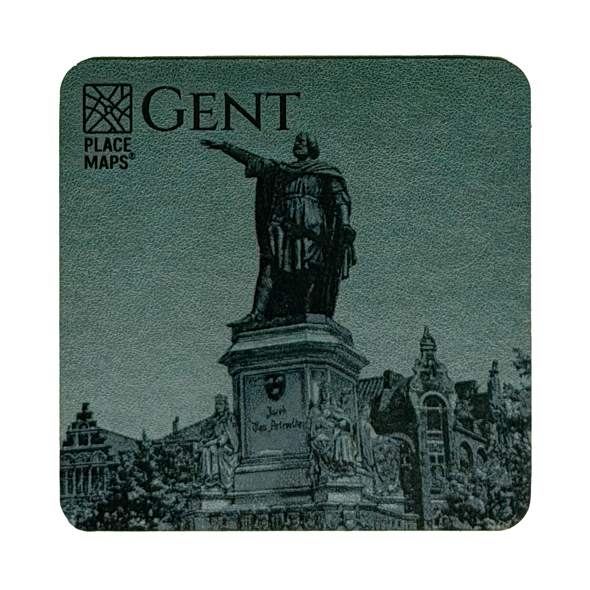 Place Maps Onderzetter Mosgroen - Brugge