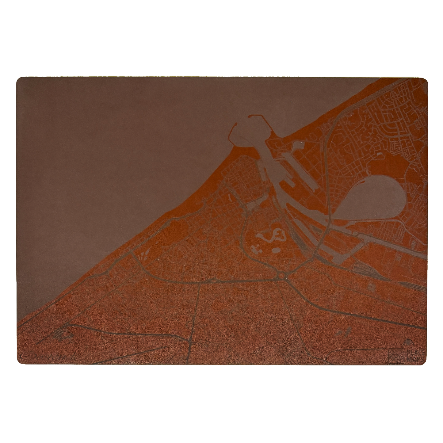 Place Maps Placemat Kastanjebruin