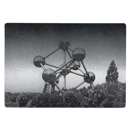 Leren Placemat Skyline Brussel - Atomium