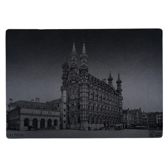 Leren Placemat Skyline Leuven - Stadhuis