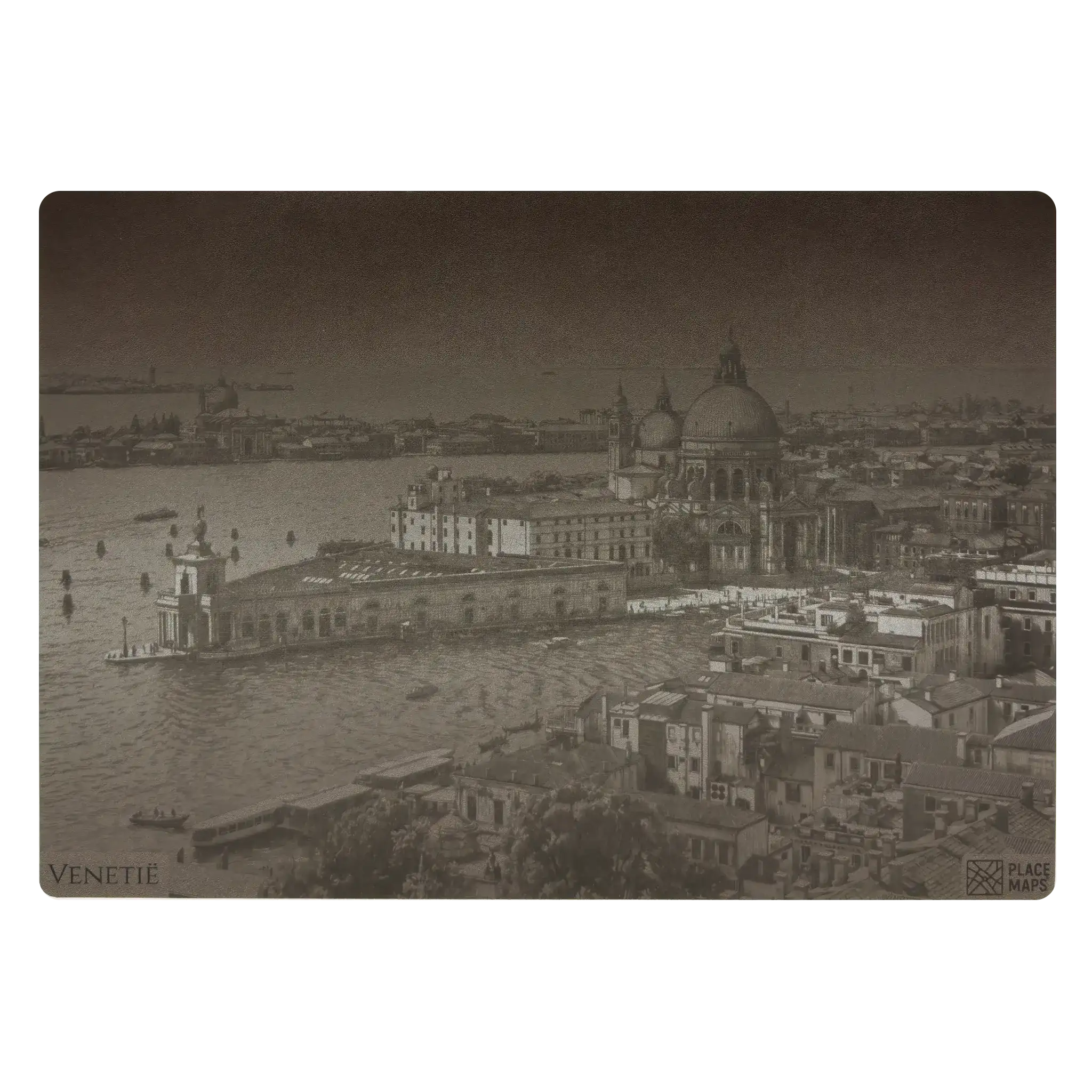 Leren Placemat Skyline Venetië - Grand Canal