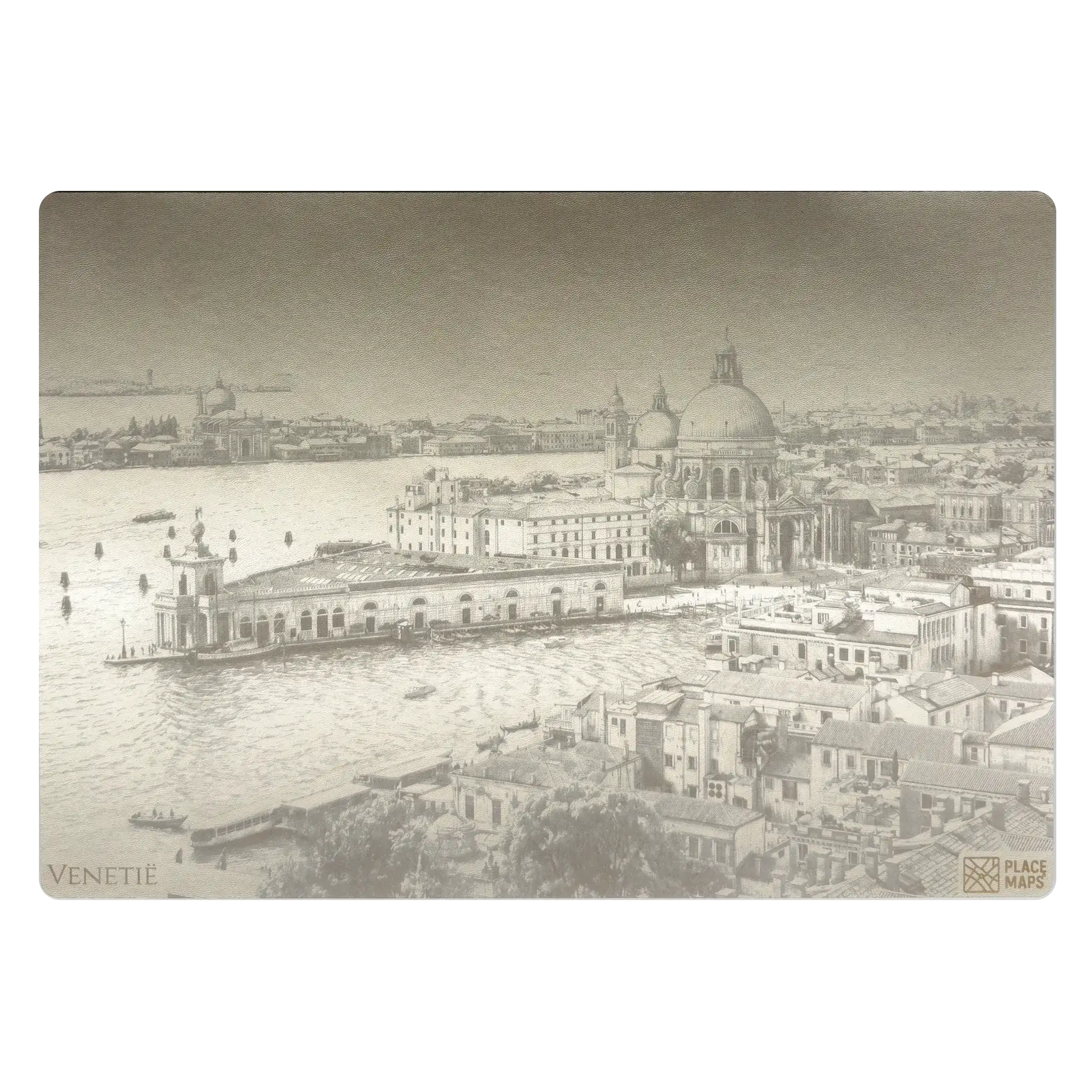 Leren Placemat Skyline Venetië - Grand Canal