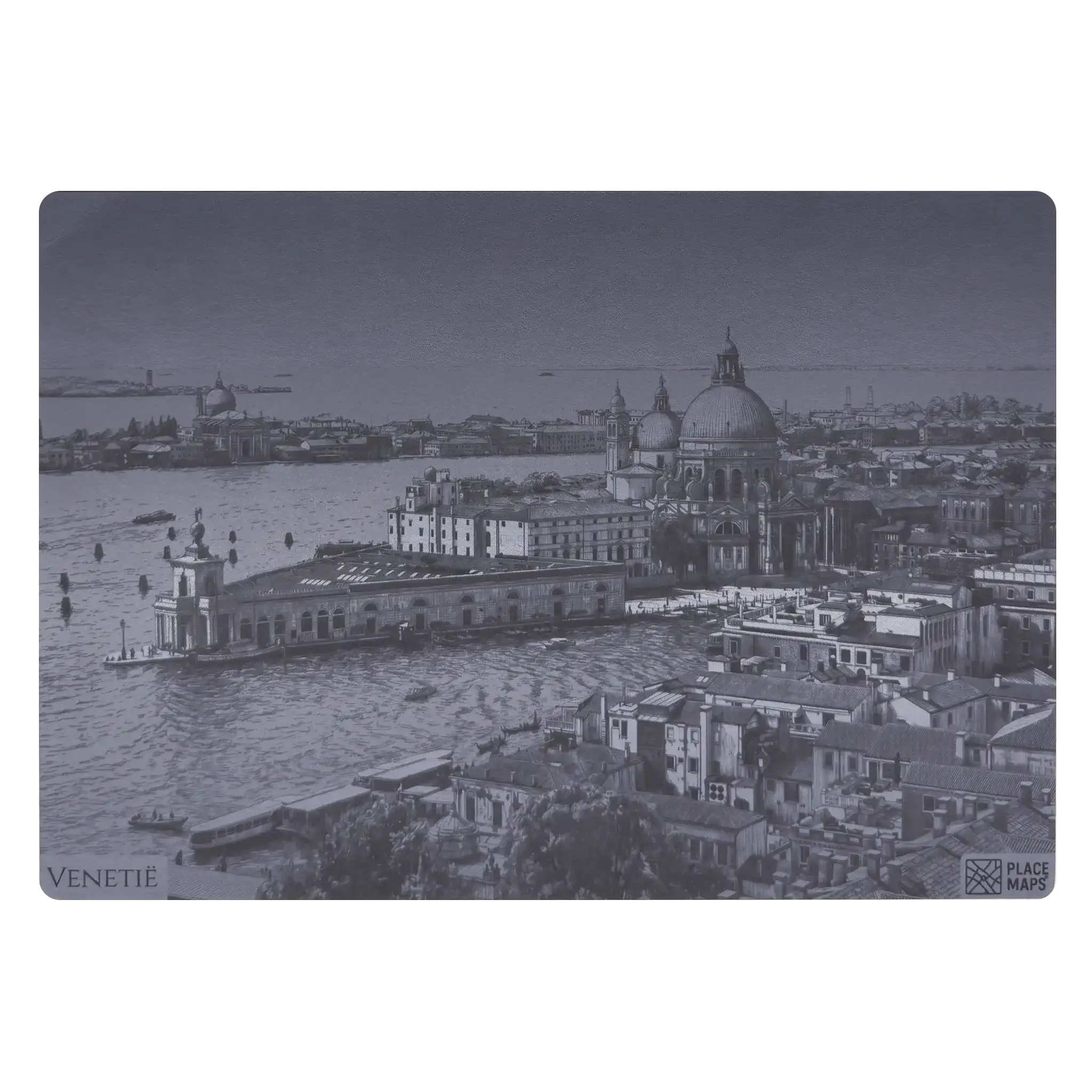 Leren Placemat Skyline Venetië - Grand Canal