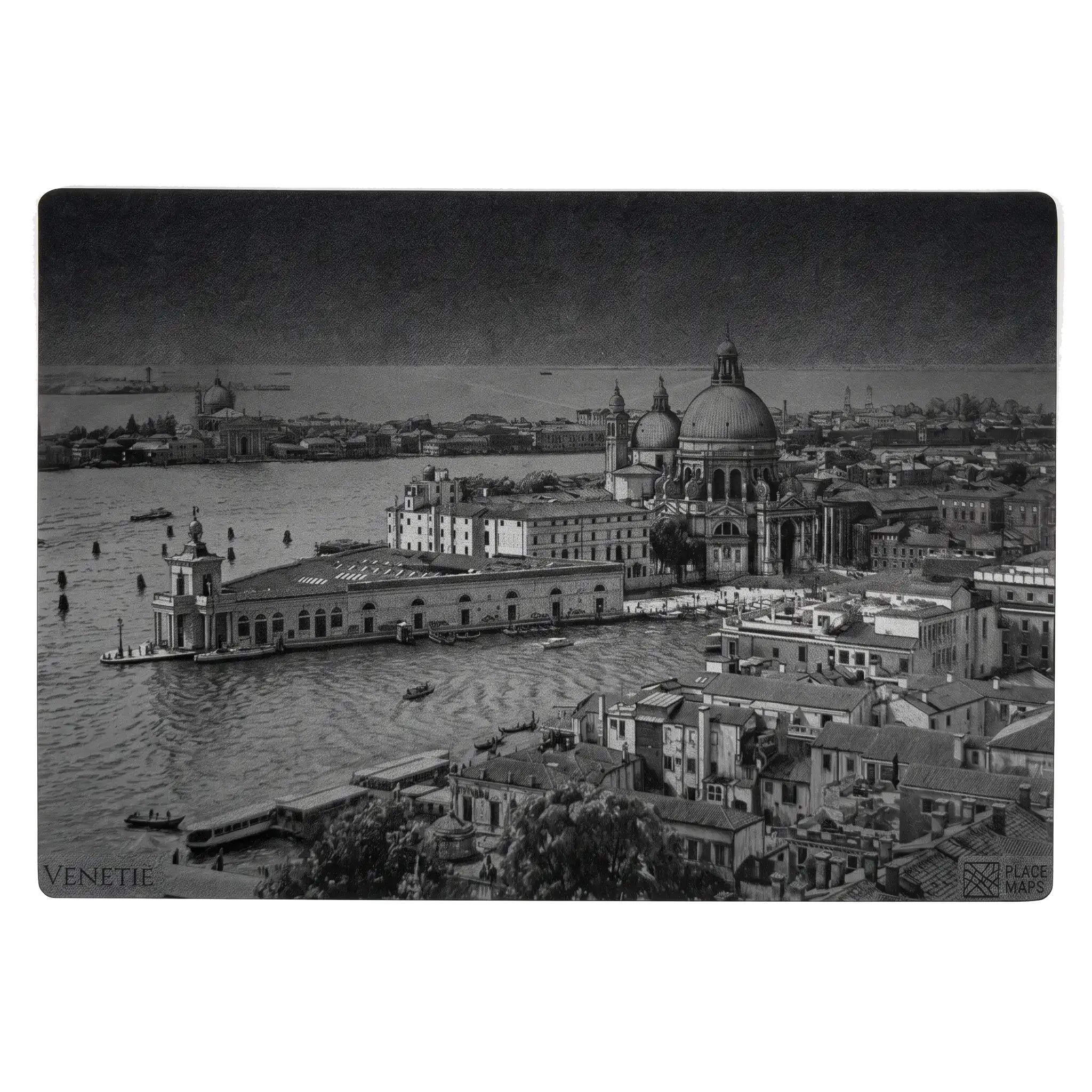 Leren Placemat Skyline Venetië - Grand Canal