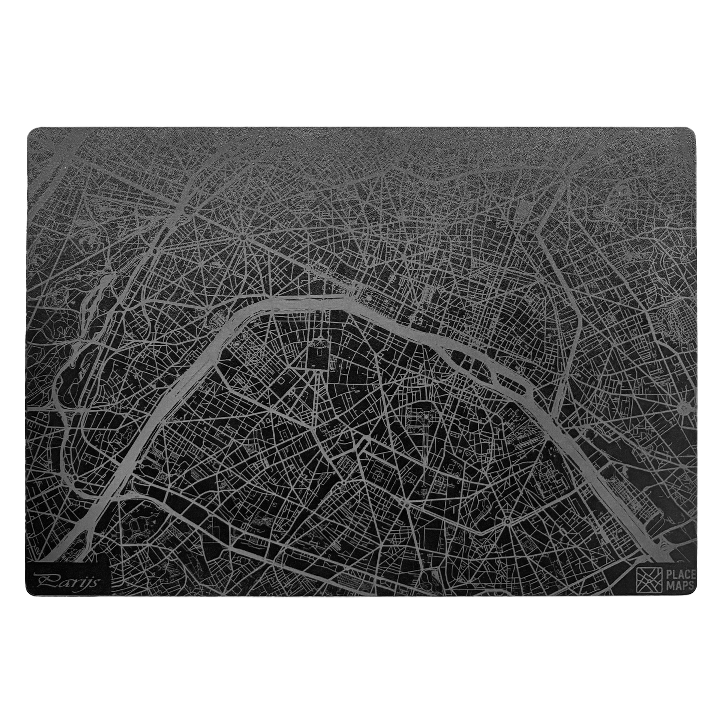 Place Maps Placemat Zwart