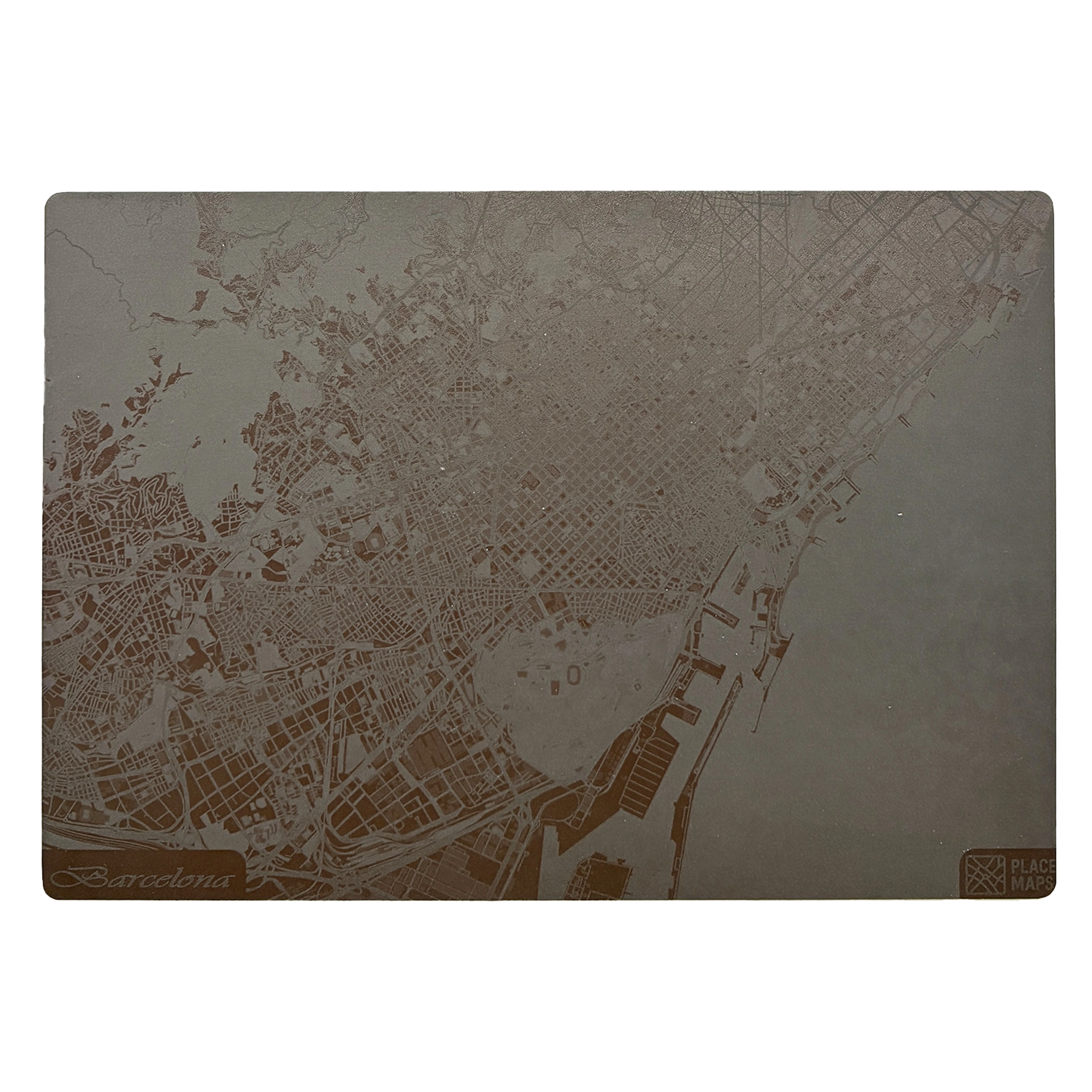 Place Maps Placemat Cacaobruin - Parijs