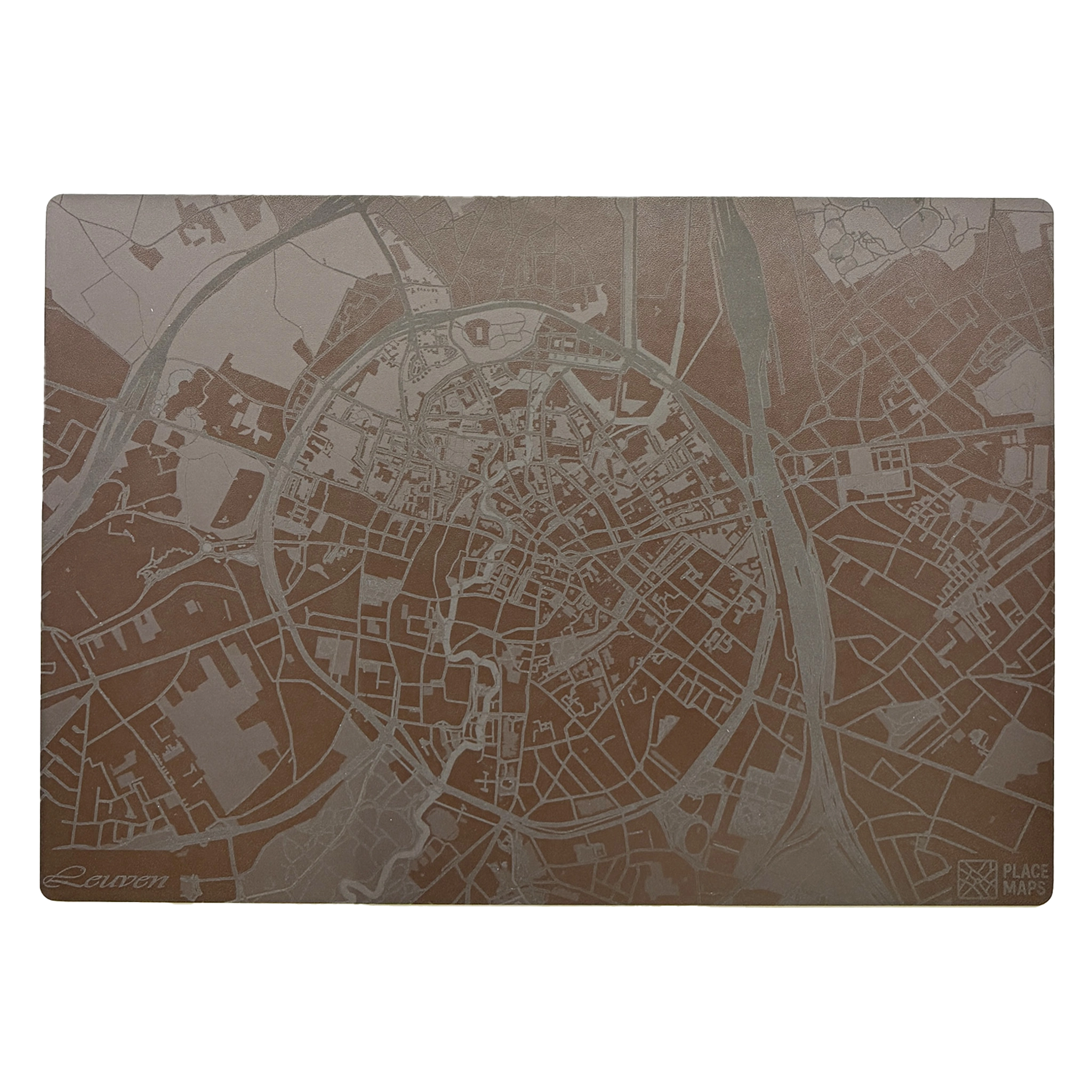 Place Maps Placemat Cacaobruin - Madrid