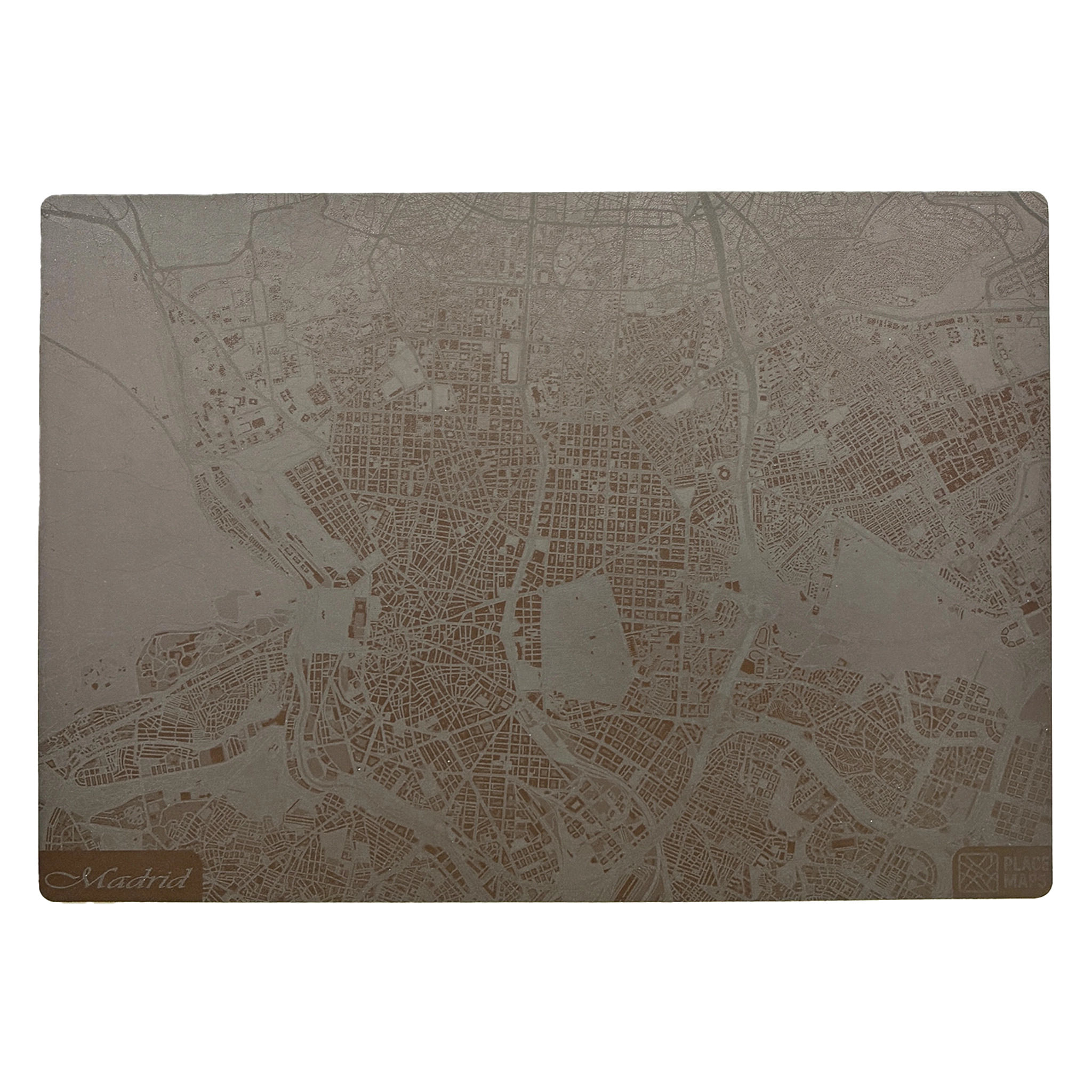 Place Maps Placemat Cacaobruin - Brussel
