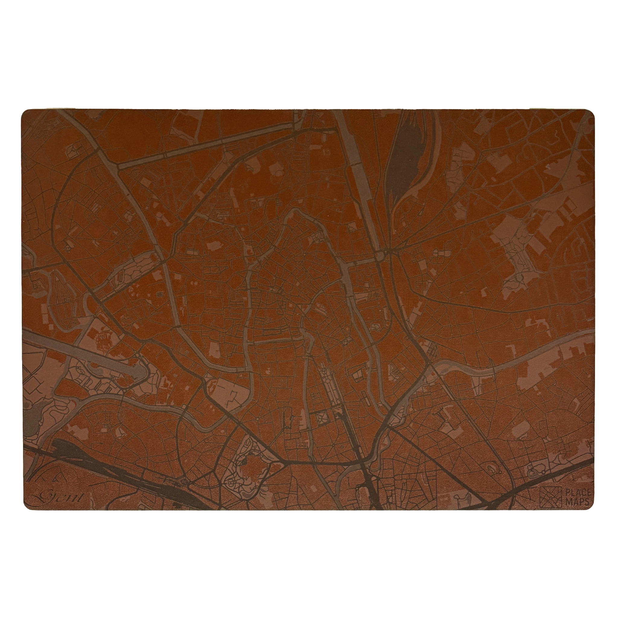 Place Maps Placemat Kastanjebruin - Madrid