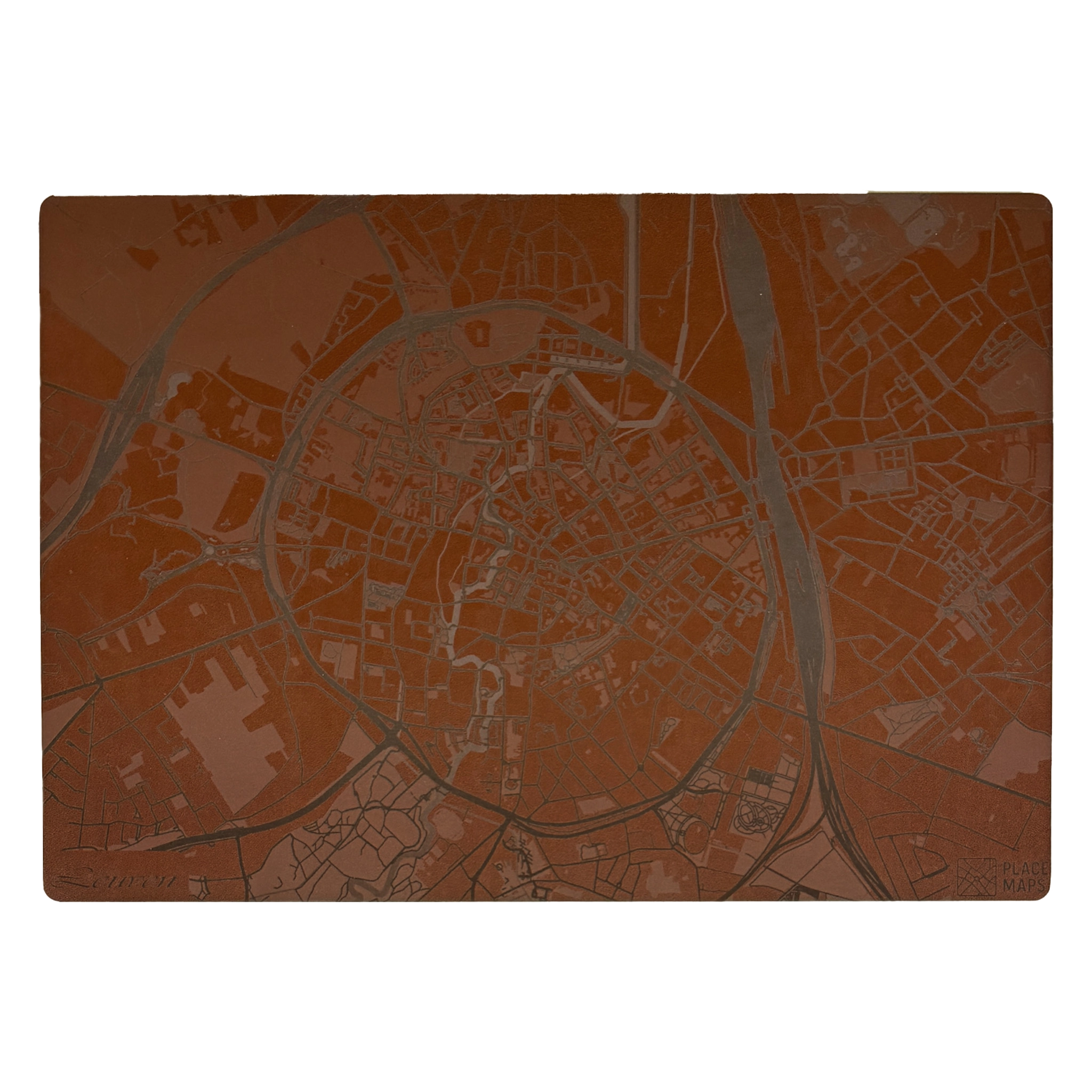 Place Maps Placemat Kastanjebruin - Rome