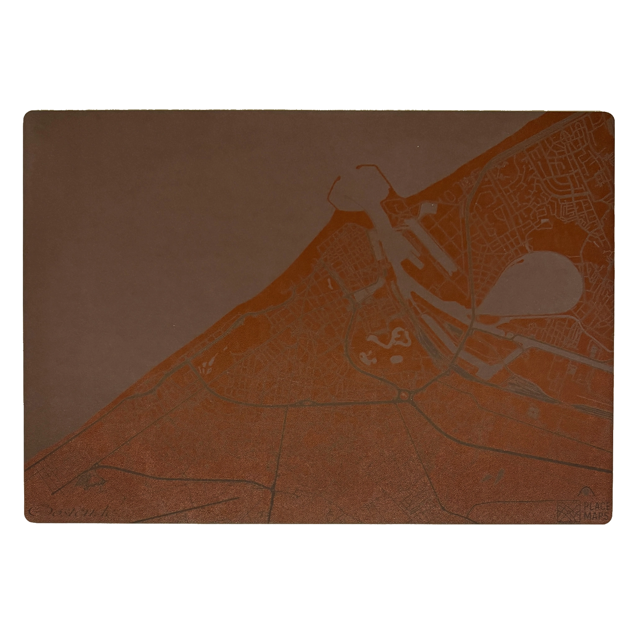 Place Maps Placemat Kastanjebruin - Oostende