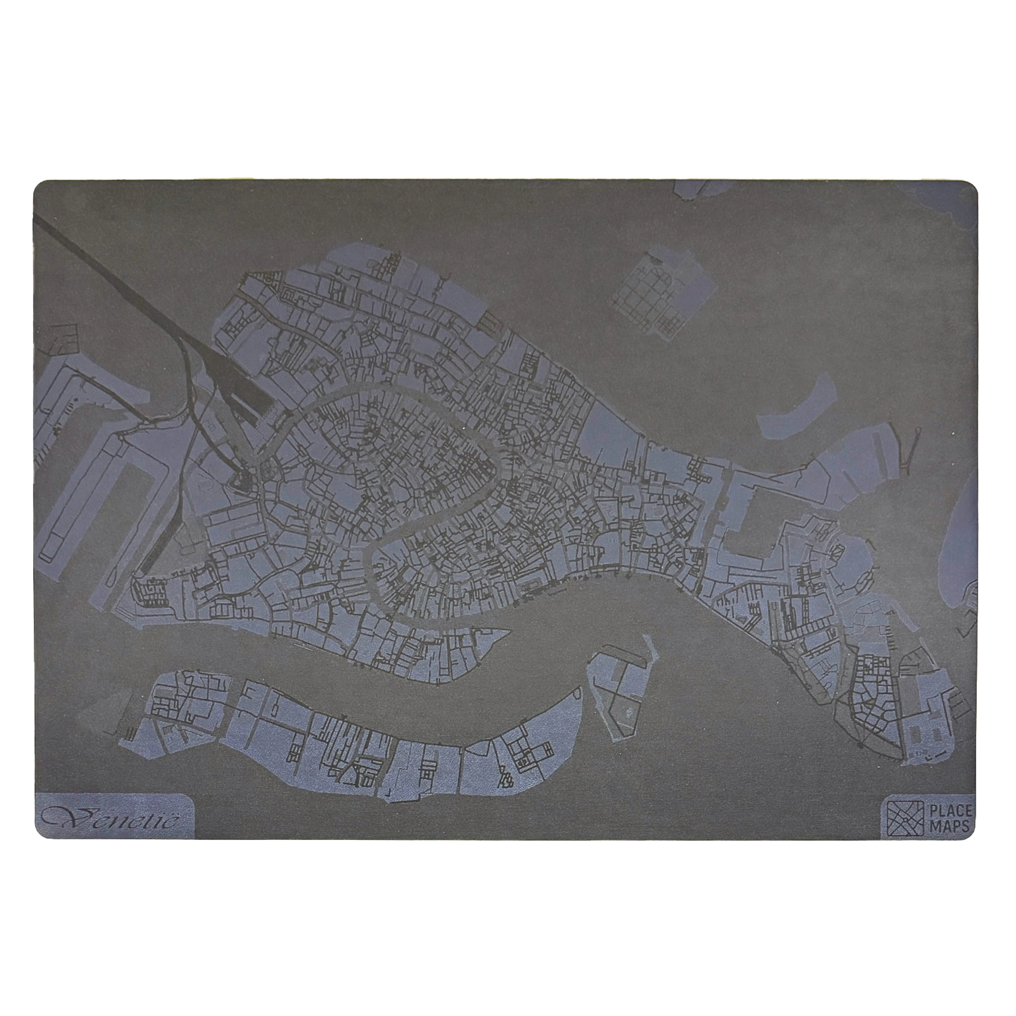 Place Maps Placemat Leigrijs - Venetië