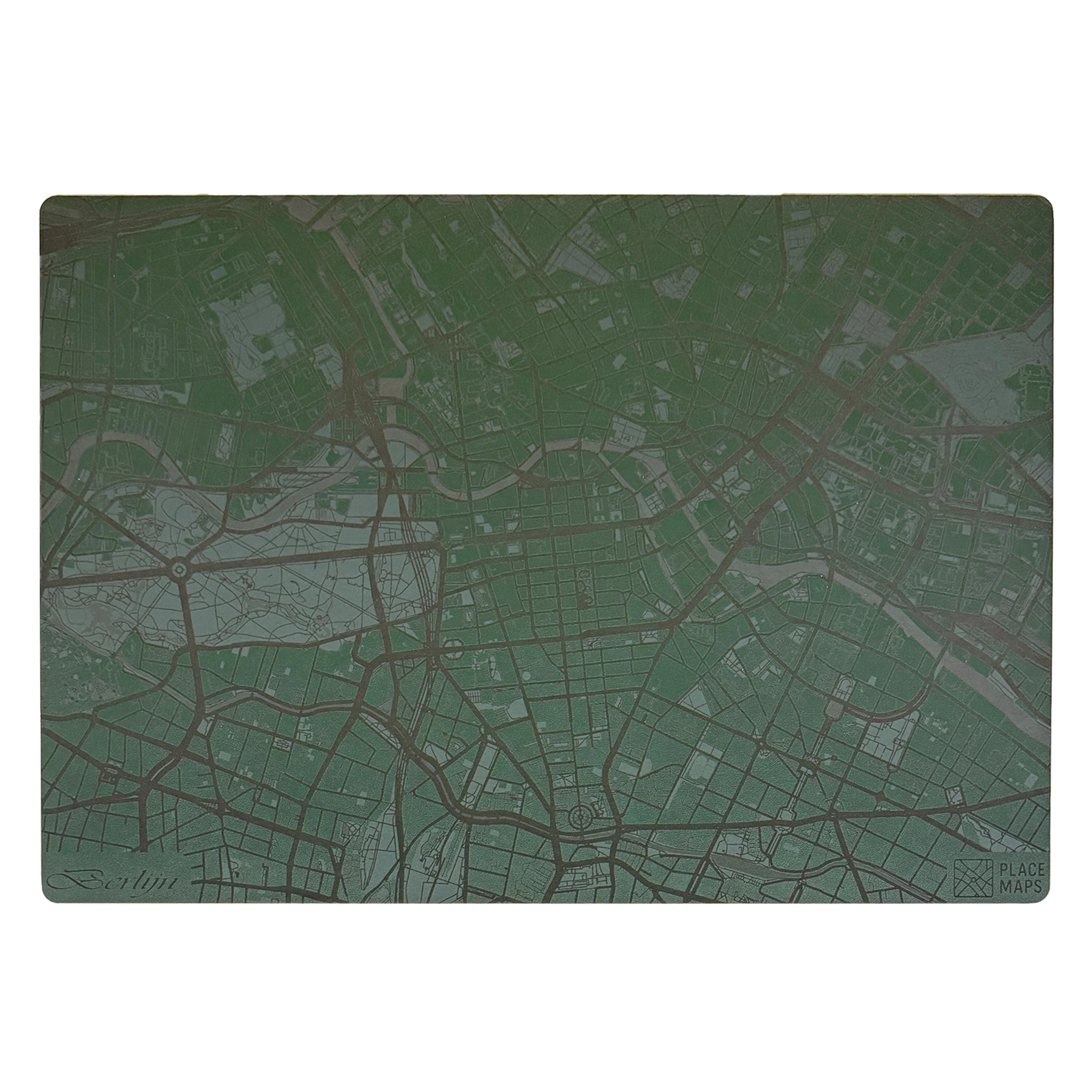 Leren Placemat Berlijn - Stadskaart