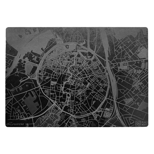 Leren Placemat Stadskaart Leuven