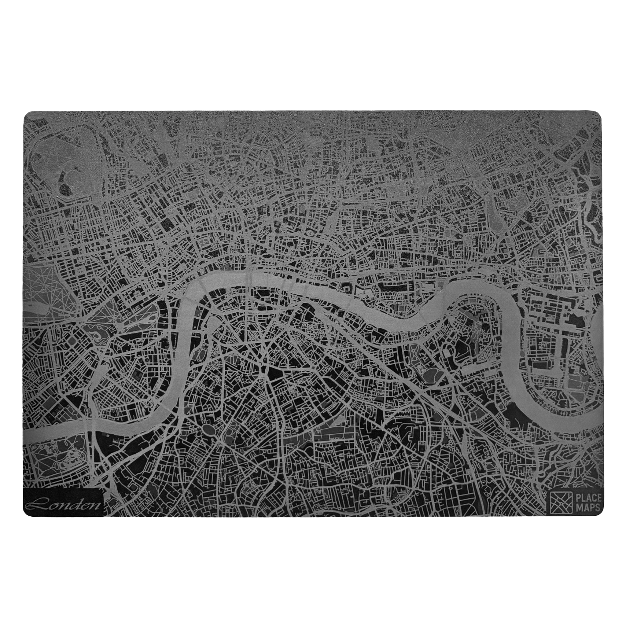 Place Maps Placemat Zwart - Oostende