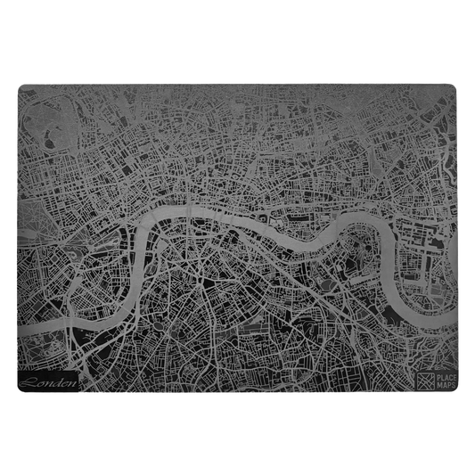 Leren Placemat Stadskaart Londen