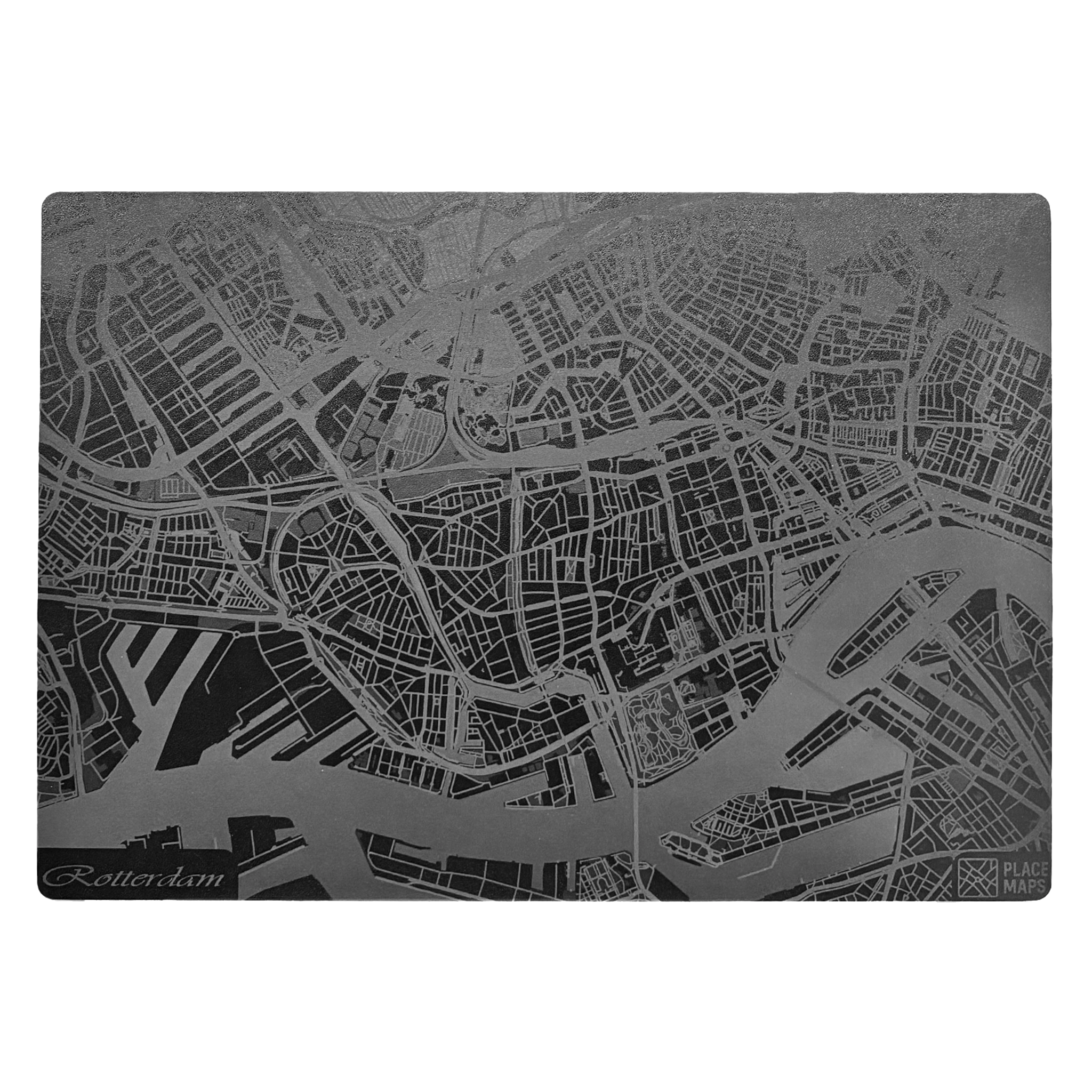 Place Maps Placemat Zwart - Rome