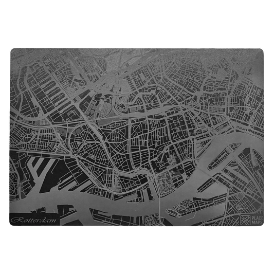 Leren Placemat Stadskaart Rotterdam