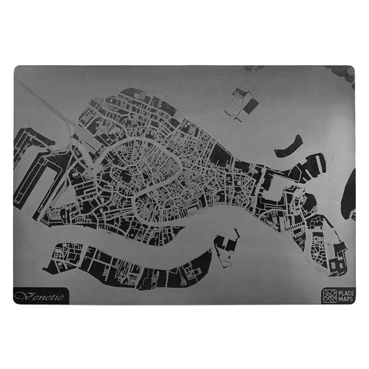 Leren Placemat Stadskaart Venetië