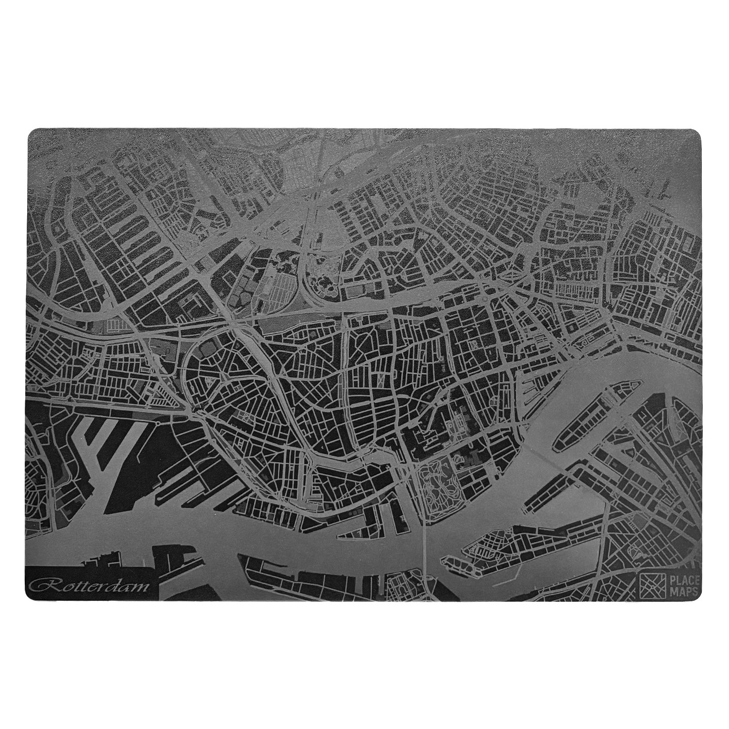 Place Maps Placemat Zwart